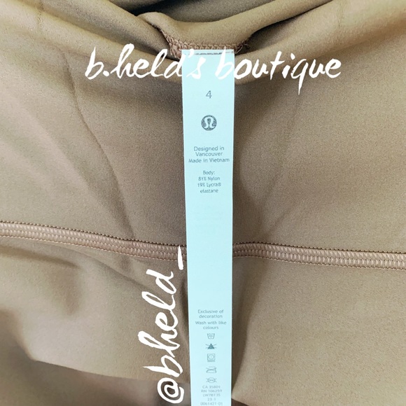 lululemon Align High-Rise Short 6" in Java Brown Neutral Size 4 Brand New NWT - Picture 7 of 12